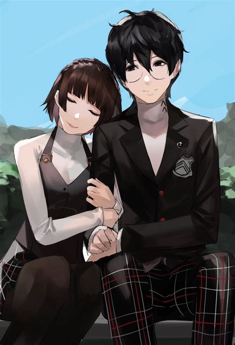 persona 5 joker and makoto|ao3 shumako.